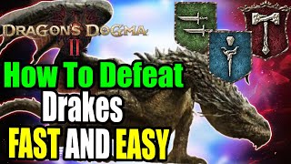 How To Defeat Drakes FAST And EASY In Dragons Dogma 2 [upl. by Alenson]