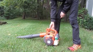 Husqvarna 125B Leaf Blower Review [upl. by Enrico]