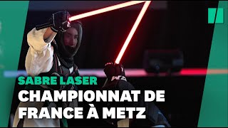 À Metz des apprentis Jedi s’affrontent au sabre laser pour le premier championnat de France [upl. by Varien]