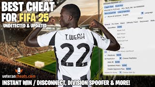 BEST FIFA EAFC 25 CHEAT SHOWCASE  LIFETIME  Division spoofer Always Green Finishing  More [upl. by Hairakcaz144]