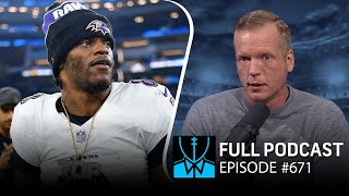 Pick 6 Contender red flags  Eagles stop Lamar  Chris Simms Unbuttoned FULL Ep 671  NFL on NBC [upl. by Ahtoelc]