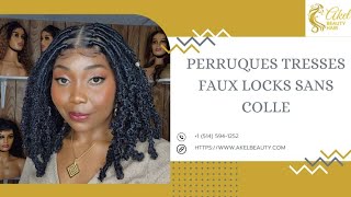 Perruques tresses full lace sans colle gluelesswigs braids gluelesswig braidstyles perruques [upl. by Ramalahs]