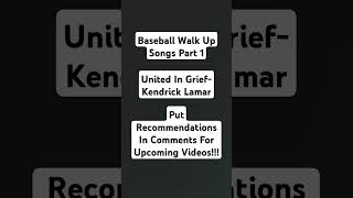 music baseball Walk Up Songs That Go Hard [upl. by Aiekahs]