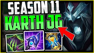 HOW TO PLAY KARTHUS JUNGLE SEASON 11  BEST BUILDRUNES  Karthus Guide S11  League of Legends [upl. by Pizor]