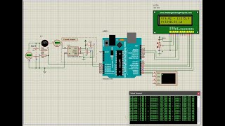 Making Multimeter using Arduino Uno and ACS712 30A and Voltage divider on Proteus [upl. by Lennod]