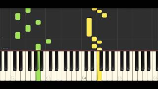 Bacilos  Perderme Contigo  Synthesia Piano Tutorial [upl. by Lonergan239]