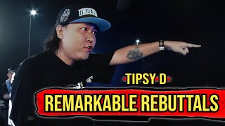 Tipsy D  Remarkable Rebuttals  FlipTop [upl. by Ssej467]