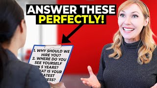 How to Answer the 7 Most Common Interview Questions  Best Answer Examples [upl. by Furnary878]