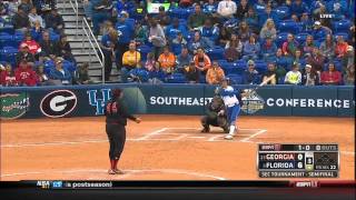 051113 Georgia vs Florida Softball Highlights [upl. by Eedrahs271]