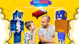 BARTEX 🆚 WIELKI TATA czyli WIELKI POJEDYNEK 1 VS 1 na BED WARS 😱 [upl. by Aticnemrac]