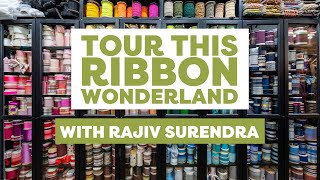 Tour This Vintage Ribbon Shop in New York City With Rajiv Surendra  Life With Rajiv [upl. by Omsare]