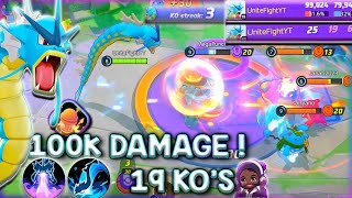 ATTACK GYARADOS BUILD GOES CRAZY   Pokemon unite gyarados ranked gameplay [upl. by Ahselef]