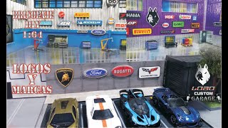 Como hacer logos y marcas para garage hot wheels hotwheelscollector hotwheels tutorial bricolage [upl. by Yendahc65]