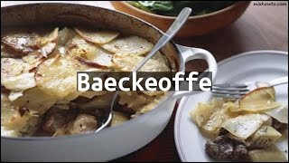 Recipe Baeckeoffe [upl. by Adlecirg35]