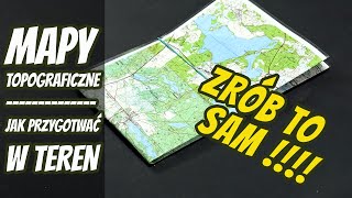 Mapy Topograficzne Jak Je Samodzielnie Przygotować i Zalaminować Nawigacja Zrób To Sam [upl. by Eilema]