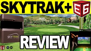 SKYTRAK Golf Simulator REVIEW E6 CONNECT  Playing Jeremy Ranch ⛳🏌 [upl. by Yrod]