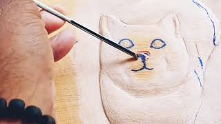 imazing wood carving skills 🐈 cat corving [upl. by Risser710]