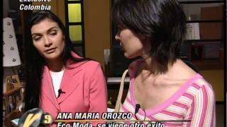 Ana María Orozco Entrevista Parte 1 – Versus 2001 [upl. by Orat196]