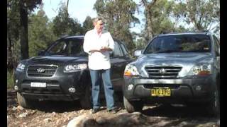 Hyundai Santa Fe  Kia Sorento SHOOTOUT  Rob Fraser Reviews [upl. by Eintirb]