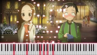 Karakai Jouzu no Takagisan Season 3 OP  Massugu PV ver Piano cover [upl. by Eelyak]