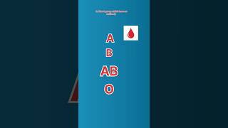 Blood group ytshorts shortfeed blood [upl. by Backer]