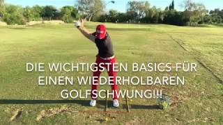 Die wichtigsten Basics für einen wiederholbaren Golfschwung [upl. by Fotzsyzrk782]