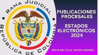 Estados Electronicos 2024  Publicaciones Procesales Nueva Página Web Rama Judicial [upl. by Attela]