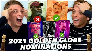 2021 Golden Globe Nomination REACTIONS wtf [upl. by Nahpets]