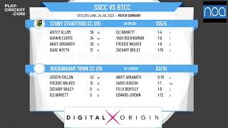 Stony Stratford CC U15 Stony Scorchers v Buckingham Town CC Under 15 [upl. by Jason757]