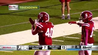 Week 6 Highlights Peters Township at Moon [upl. by Sinnaiy]