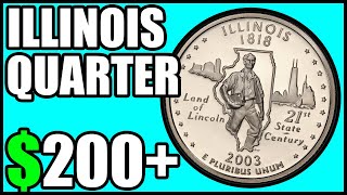 2003 Illinois Quarters Worth Money  How Much Is It Worth  Why Errors Varieties and History [upl. by Frost324]