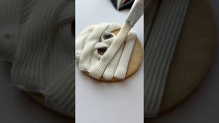 Mummy cookie🧻 recipes and supplies linked in my bio cookiedecorating oddlysatisfying asmr [upl. by Fidelity]