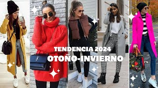 5 COLORES TENDENCIA 2024 OUTFITS OTOÑO INVIERNO 2024 looks CASUALES en TENDENCIA [upl. by Oettam]