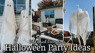 HALLOWEEN PARTY IDEAS  DIY OUTSIDE HALLOWEEN DECORATIONS  DOLLAR TREE HALLOWEEN PARTY DECORATIONS [upl. by Netsrik]