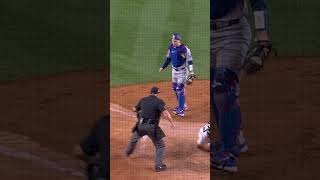 Giancarlo Stanton gets CAUGHT at home mlb baseball yankees Dodgers worldseries [upl. by Holcman570]