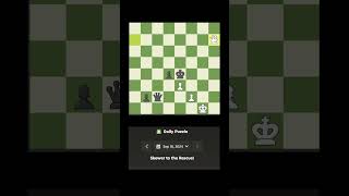 chesscom daily puzzle 20240916 Skewer to the Rescue [upl. by Eenerb]