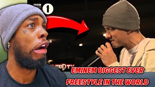 First Time Hearing  Eminem biggest ever freestyle in the world Westwood [upl. by Eiknarf]