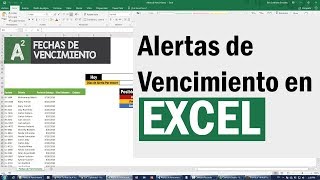 Alerta de fechas de vencimiento automáticas en Excel [upl. by Ballinger]