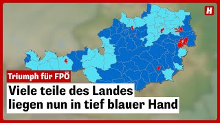 Die neue Karte – so blau ist jetzt Österreich [upl. by Olegnalehcim596]