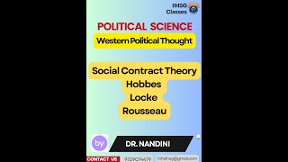 Social Contract Theory Hobbes amp Locke amp Rousseau [upl. by Simonne584]