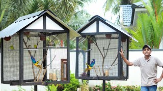 DIY Bird Cage  കുറഞ്ഞ ചിലവിൽ വേറെ ലെവലൊരു കിളിക്കൂട്  How to Make Bird Cage at Home [upl. by Annaiv]