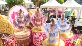 Desfile de las mil polleras ATuVidaDaleAjí [upl. by Nurat]