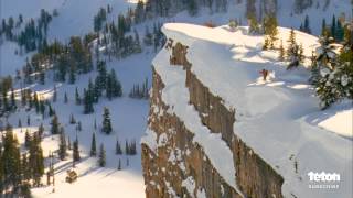 World Record Ski Jump  255 Foot Cliff [upl. by Arema]