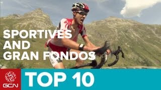 Top 10 Best Sportives And Gran Fondos To Cycle In The World [upl. by Damek]