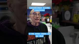 Laundromat Linda’s reaction is golden LOVE HER❤️ [upl. by Aziza]