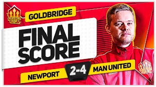 EMBARRASSING NEWPORT 24 MANCHESTER UNITED GOLDBRIDGE Reaction [upl. by Akino]