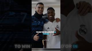 Cristiano Ronaldo Talking about Vinicous junior 🤯 😇urcristiano viralshorts2024 viniciusjr [upl. by Htaras]