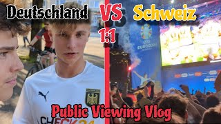 Hamburg Public Viewing Vlog⚽  🇩🇪Deutschland  Schweiz🇨🇭  Krasse Stimmung🔥 Die Ferlas [upl. by Carina]