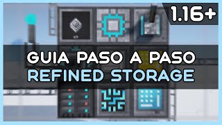 Guía Refined Storage  Autocrafting  Minecraft mod 116 [upl. by Roth]