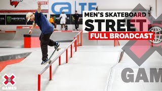 Men’s Skateboard Street FULL COMPETITION  X Games 2022 [upl. by Idnaj48]